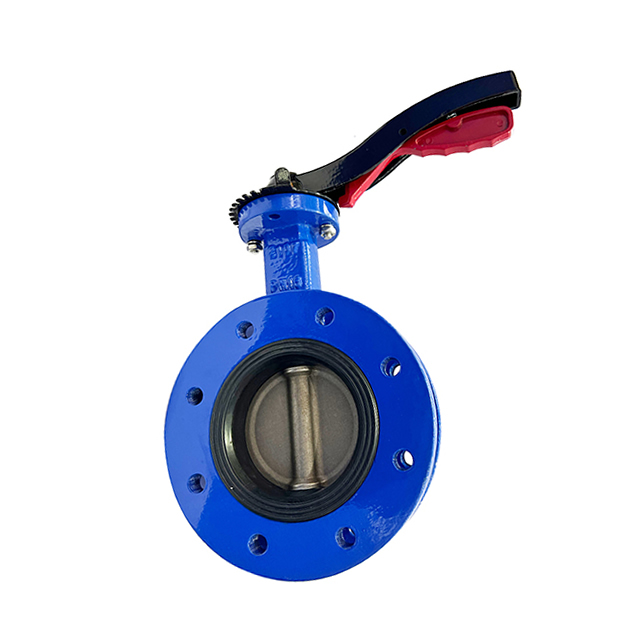 对夹薄型法兰衬胶蝶阀